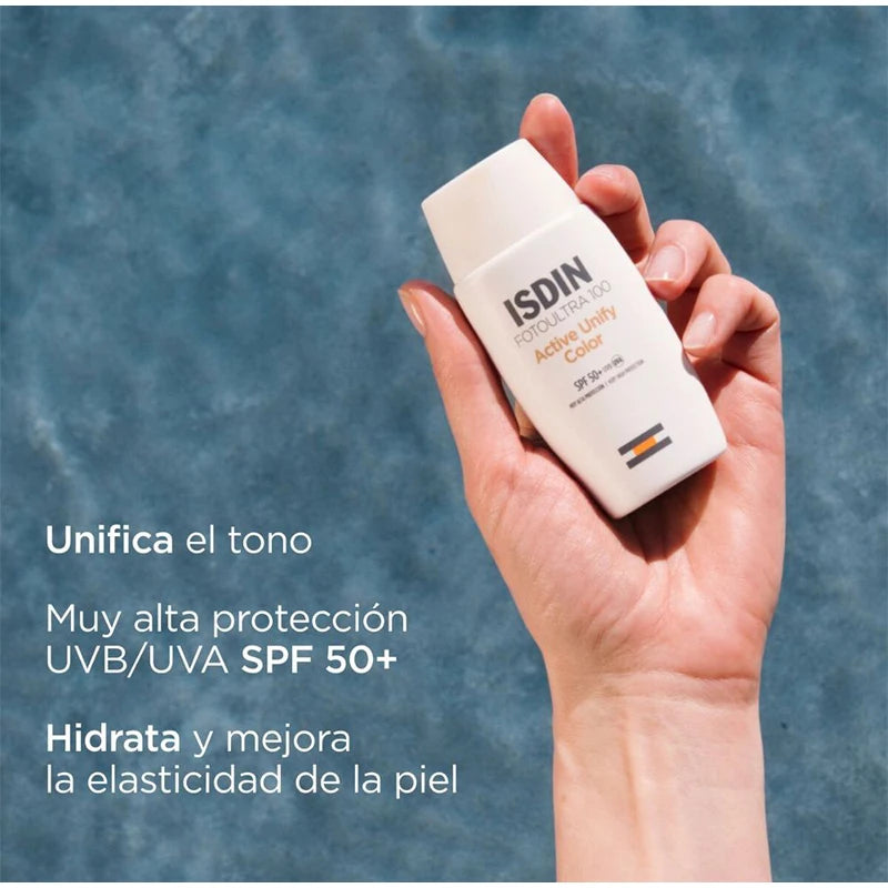 ISDIN Daily Face Sunscreen - Thin Light Lotion - Spf 50