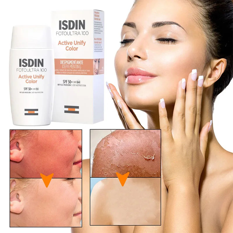 ISDIN Daily Face Sunscreen - Thin Light Lotion - Spf 50